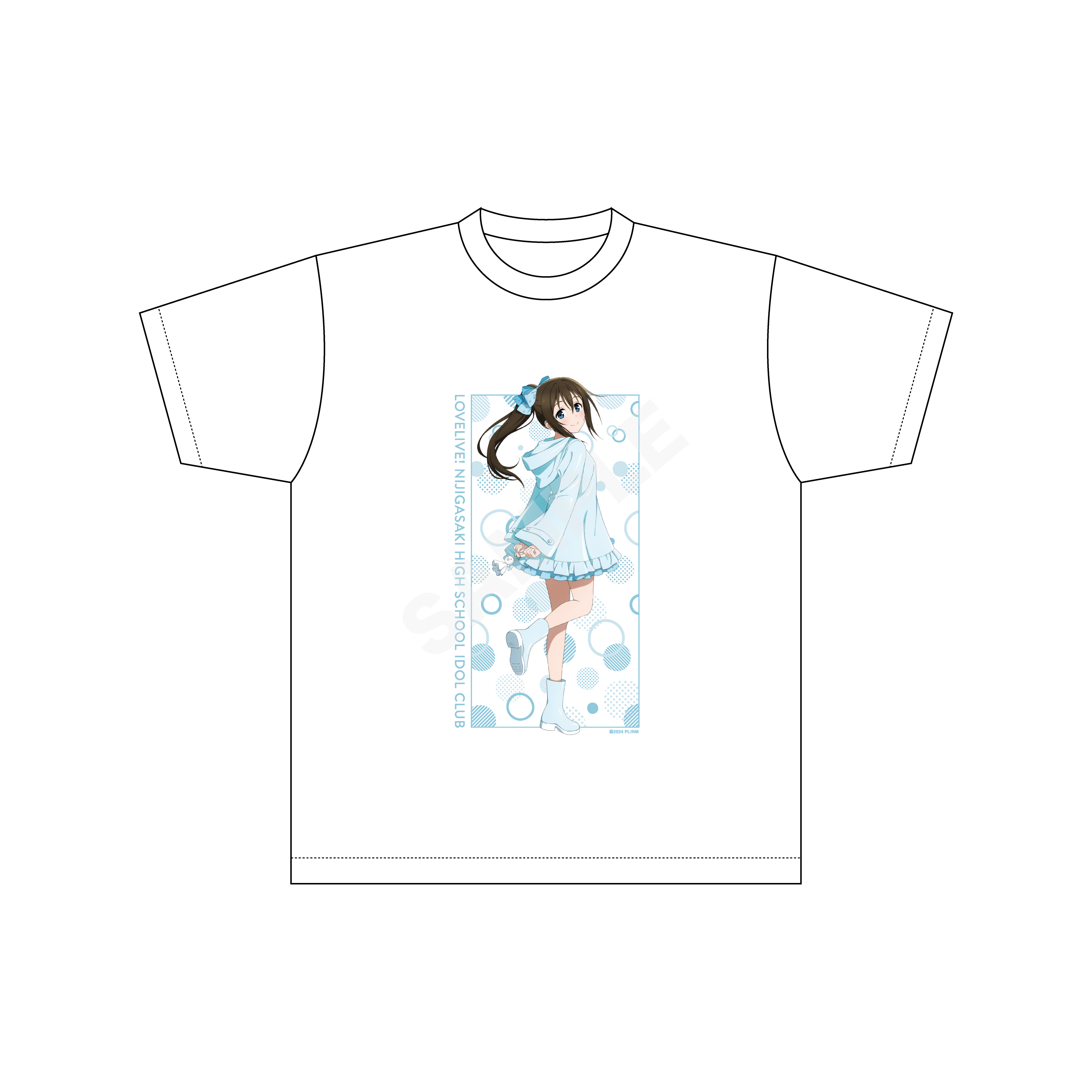 【ラブライブ!虹ヶ咲学園スクールアイドル同好会】レインコートver. Tシャツ /D 桜坂 しずく - AniSmile