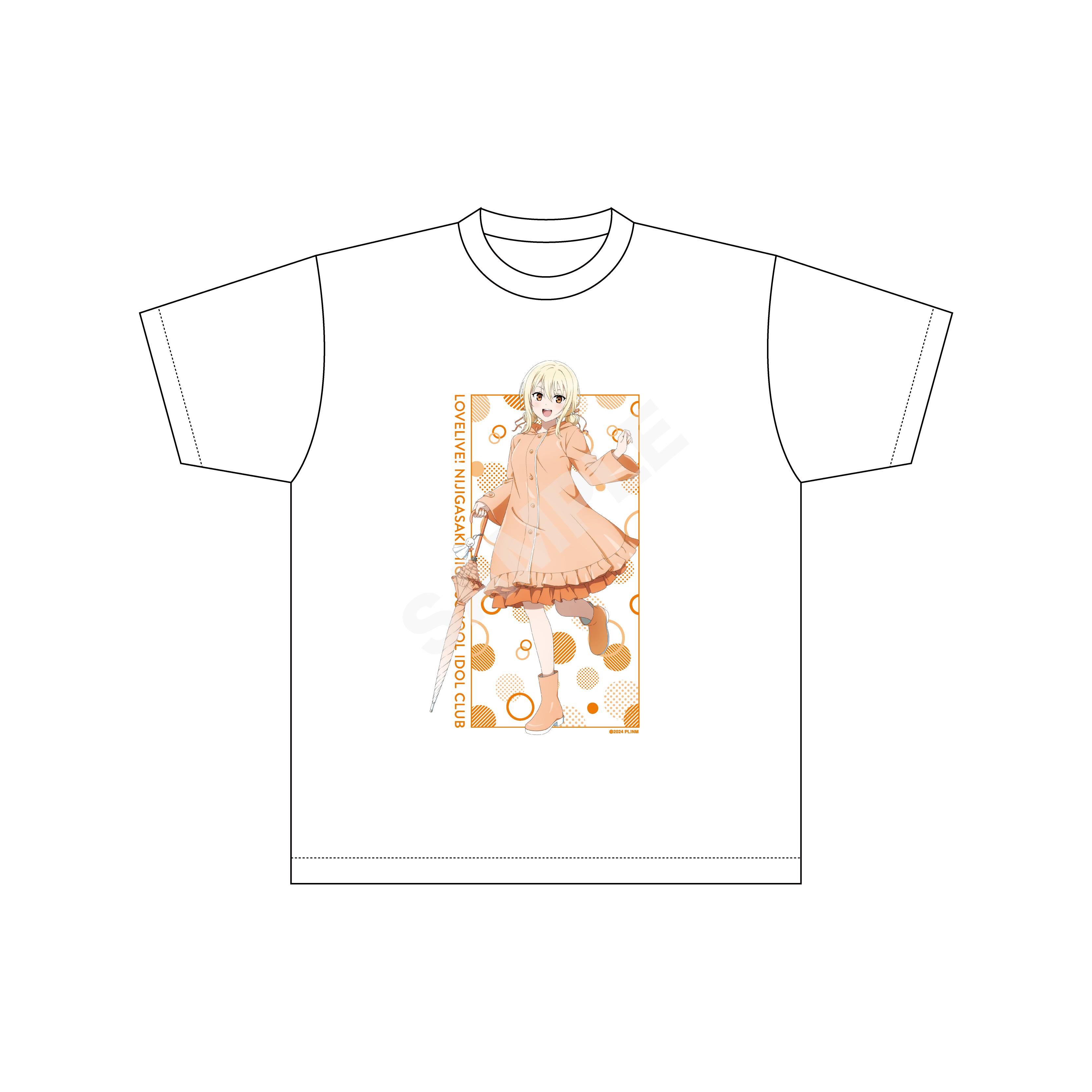 【ラブライブ!虹ヶ咲学園スクールアイドル同好会】レインコートver. Tシャツ /F 宮下 愛 - AniSmile