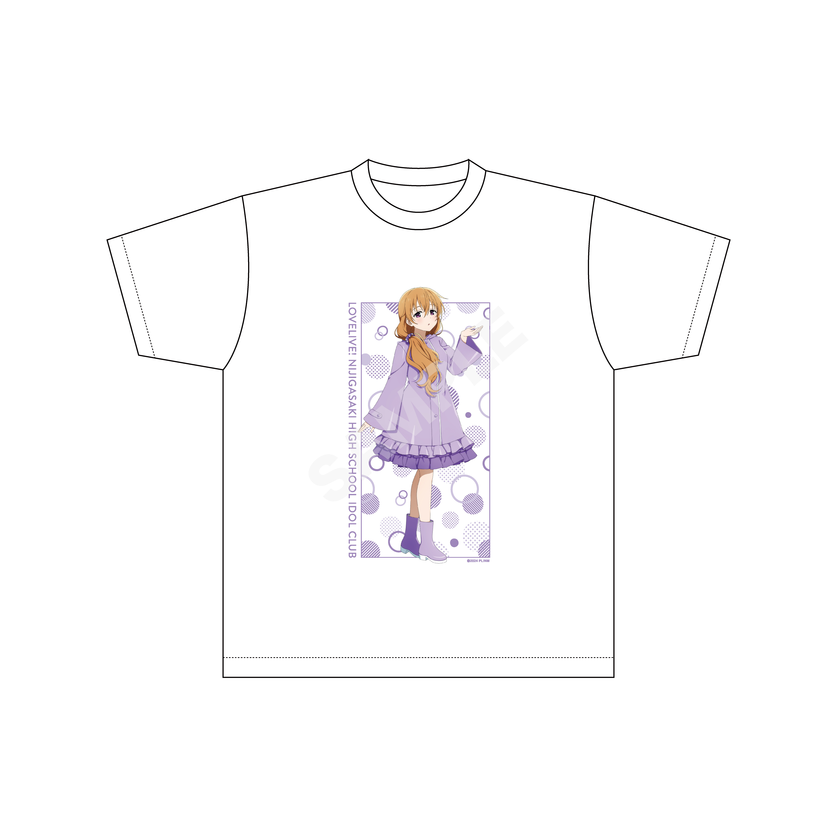 【ラブライブ!虹ヶ咲学園スクールアイドル同好会】レインコートver. Tシャツ /G 近江 彼方 - AniSmile