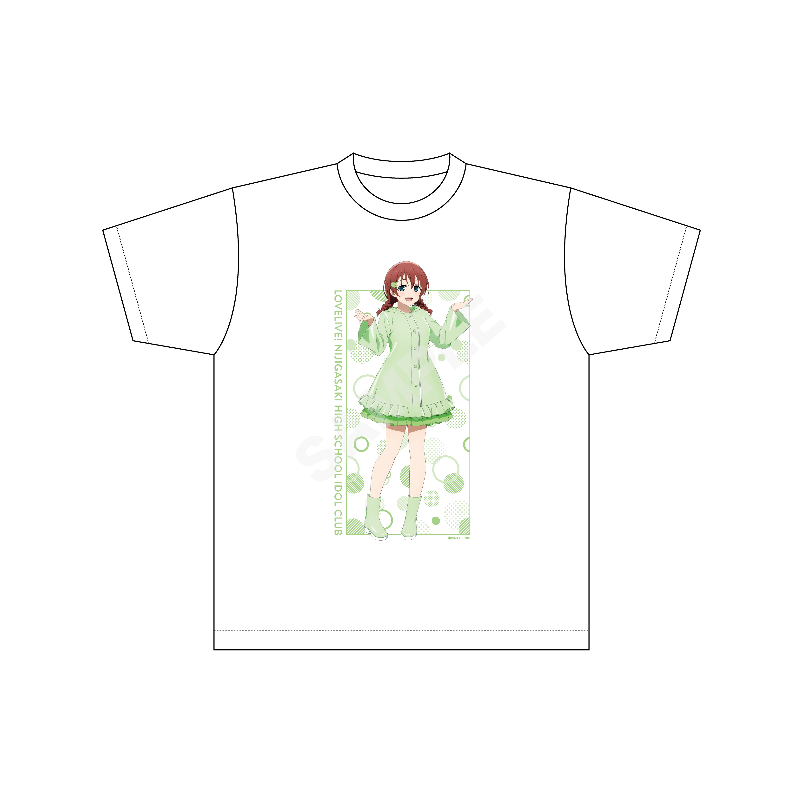 【ラブライブ!虹ヶ咲学園スクールアイドル同好会】レインコートver. Tシャツ /I エマ・ヴェルデ - AniSmile