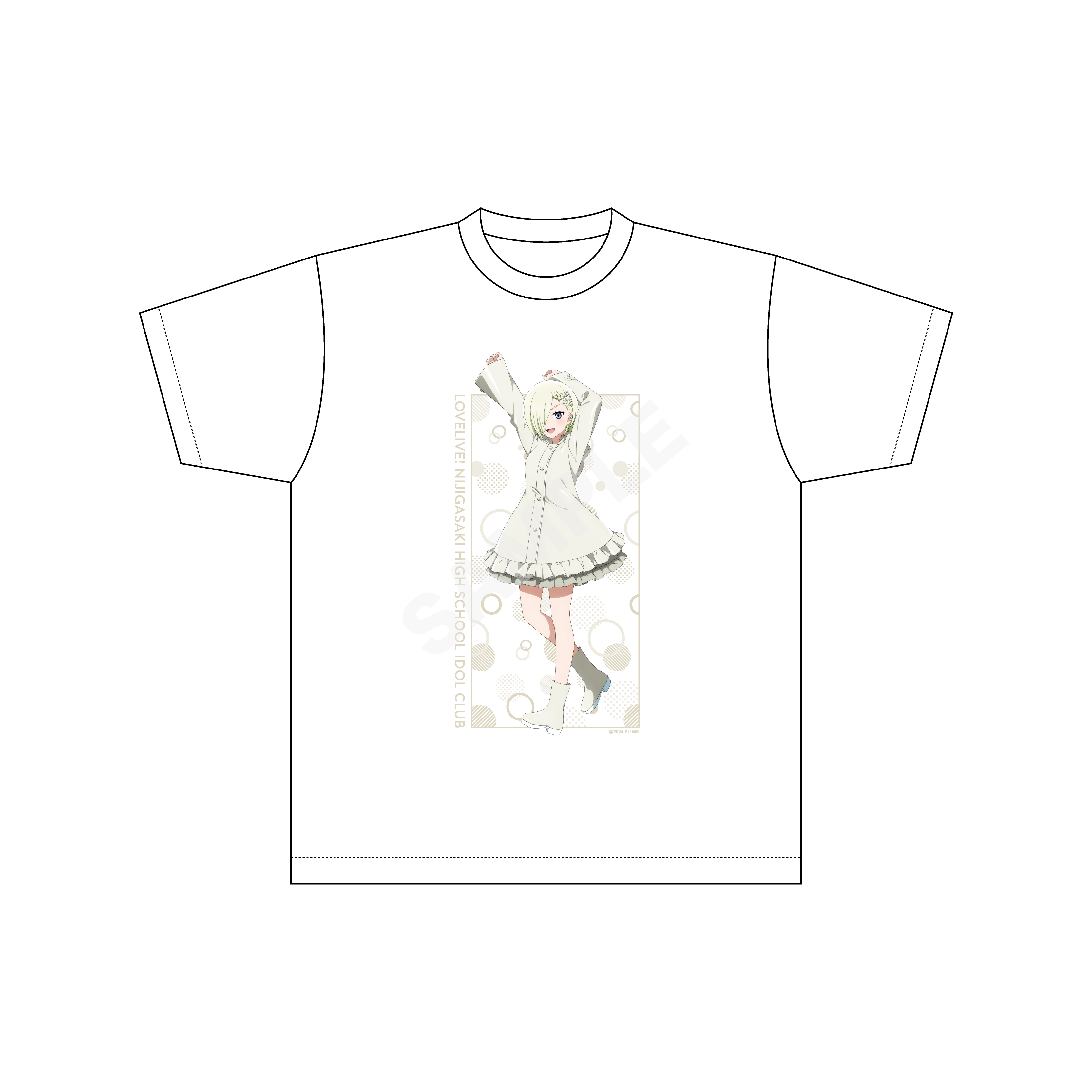 【ラブライブ!虹ヶ咲学園スクールアイドル同好会】レインコートver. Tシャツ /L ミア・テイラー - AniSmile