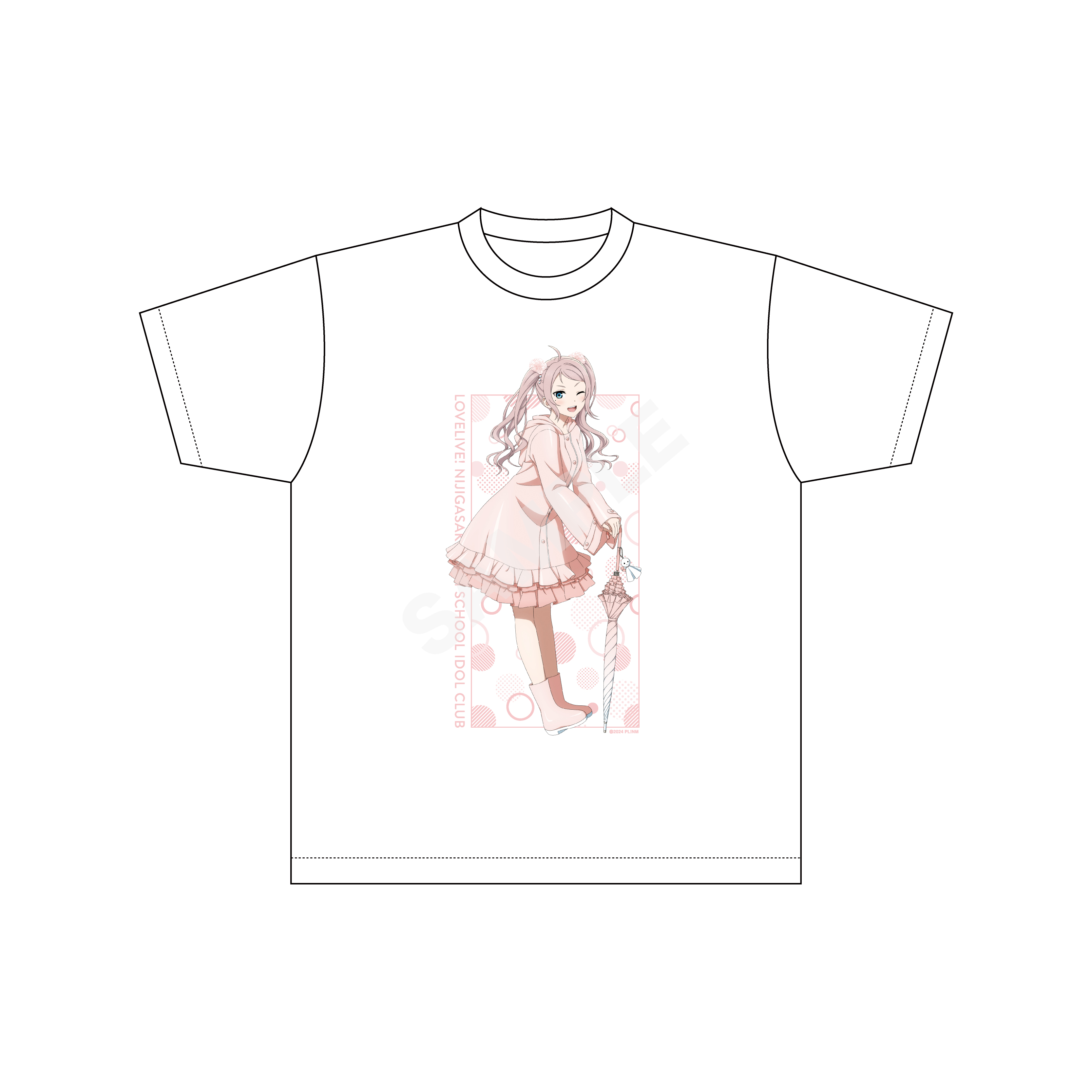 【ラブライブ!虹ヶ咲学園スクールアイドル同好会】レインコートver. Tシャツ /M 鐘 嵐珠 - AniSmile
