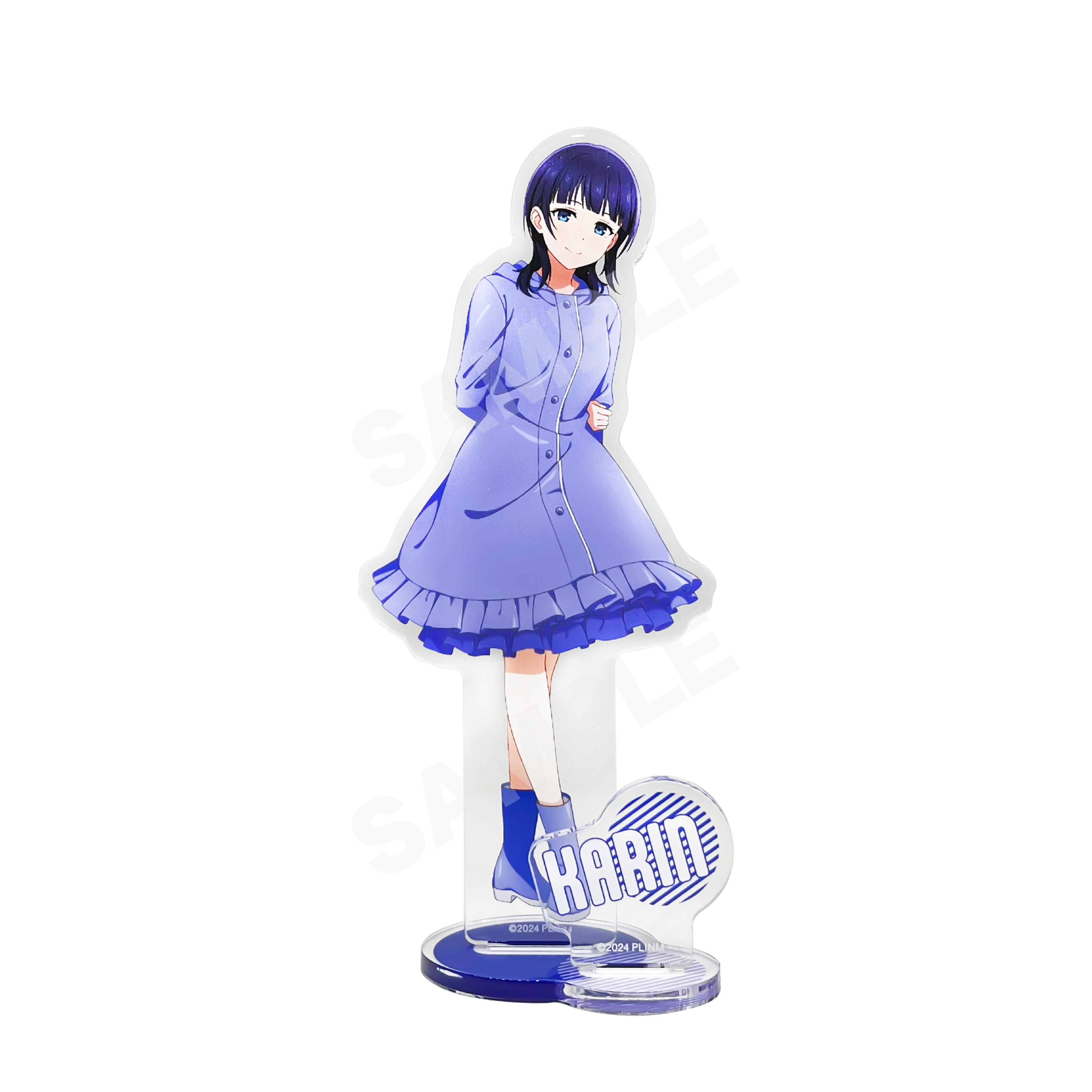 【ラブライブ!虹ヶ咲学園スクールアイドル同好会】レインコートver. アクリルスタンド /E 朝香 果林 Image 2 | AniSmile