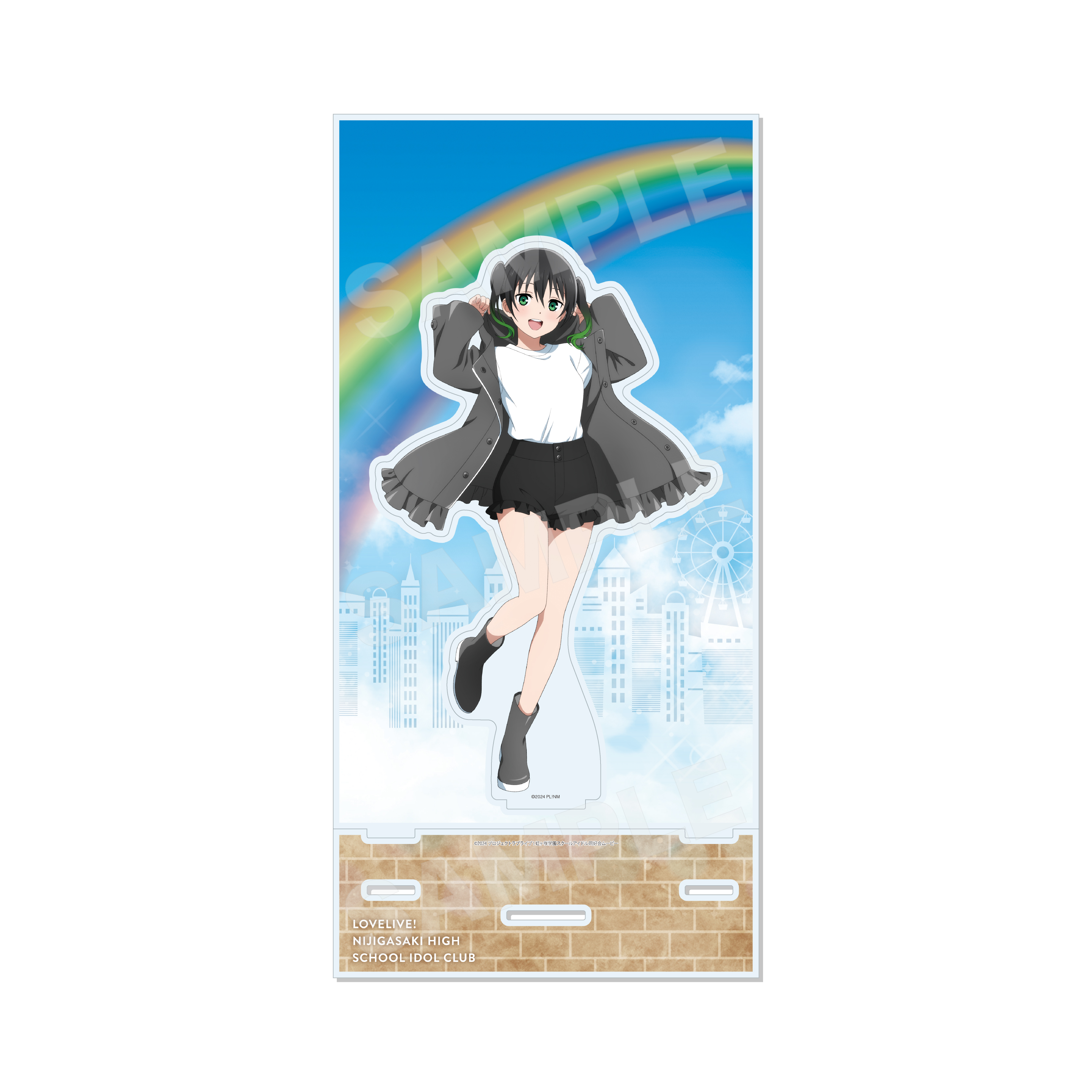 【ラブライブ!虹ヶ咲学園スクールアイドル同好会】レインコートver. 背景付きアクスタ /A 高咲 侑 - AniSmile