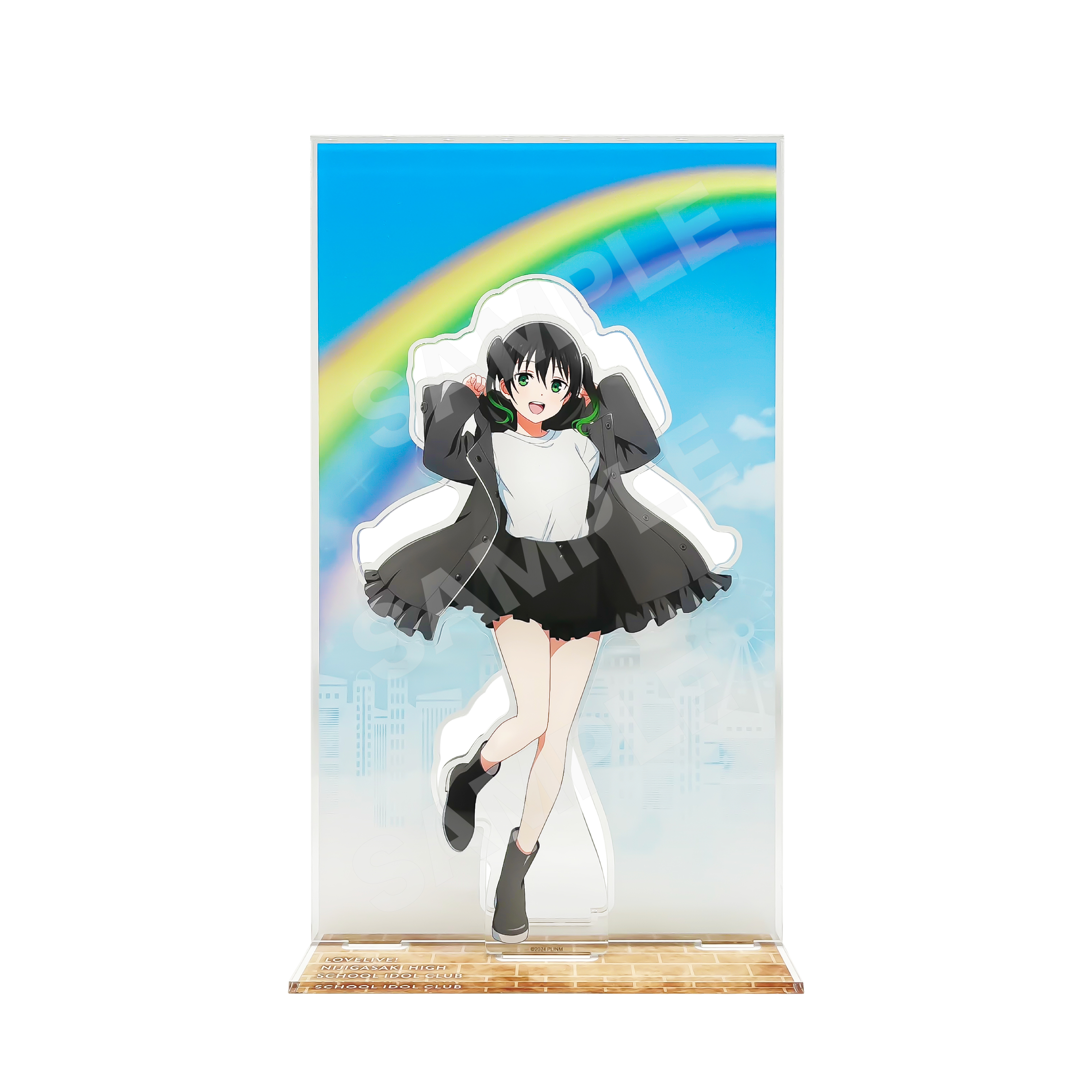 【ラブライブ!虹ヶ咲学園スクールアイドル同好会】レインコートver. 背景付きアクスタ /A 高咲 侑 图片 2 | AniSmile