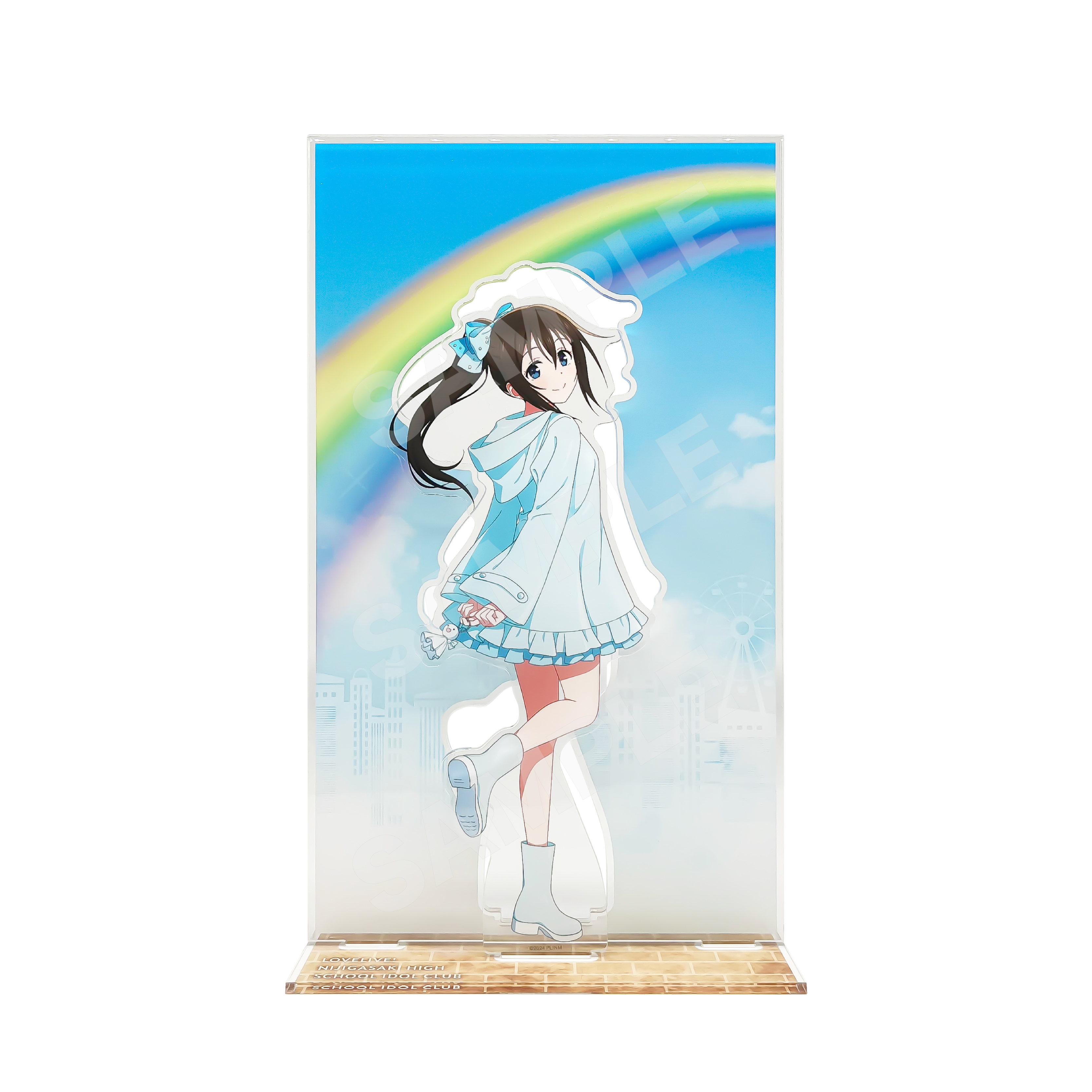 【ラブライブ!虹ヶ咲学園スクールアイドル同好会】レインコートver. 背景付きアクスタ /D 桜坂 しずく 画像 2 | AniSmile
