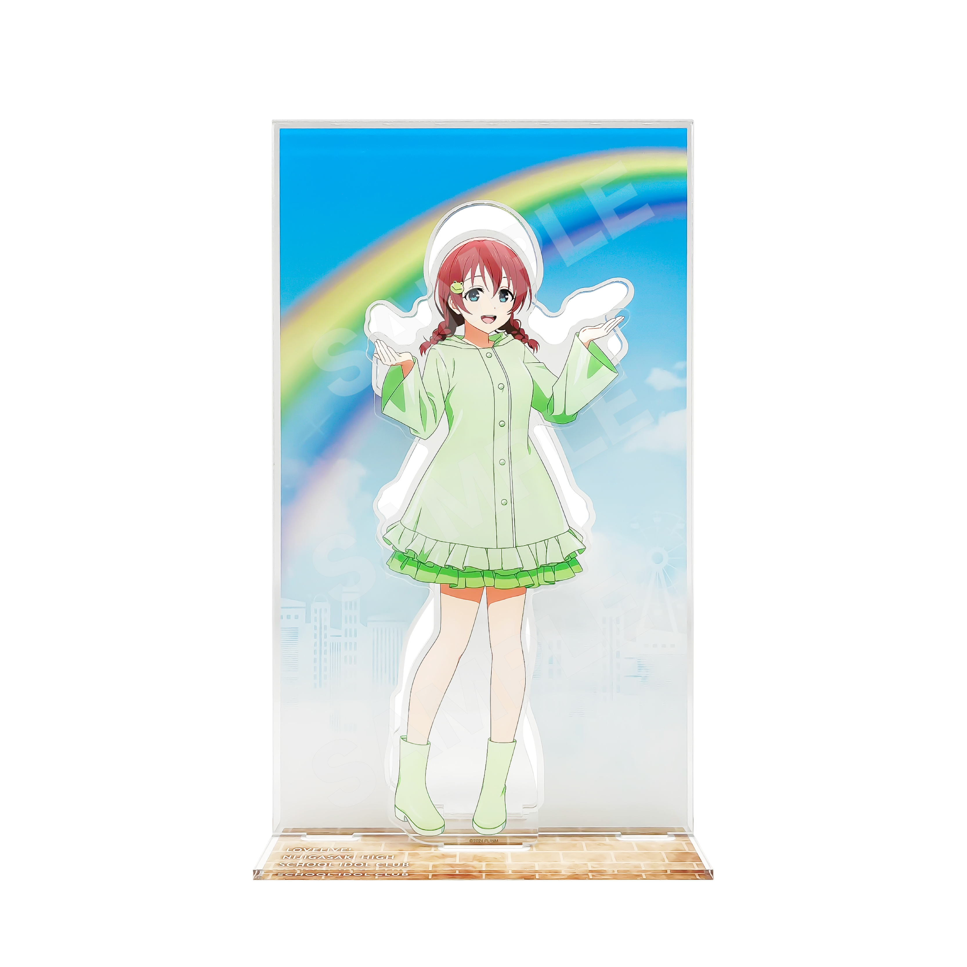 【ラブライブ!虹ヶ咲学園スクールアイドル同好会】レインコートver. 背景付きアクスタ /I エマ・ヴェルデ 画像 2 | AniSmile