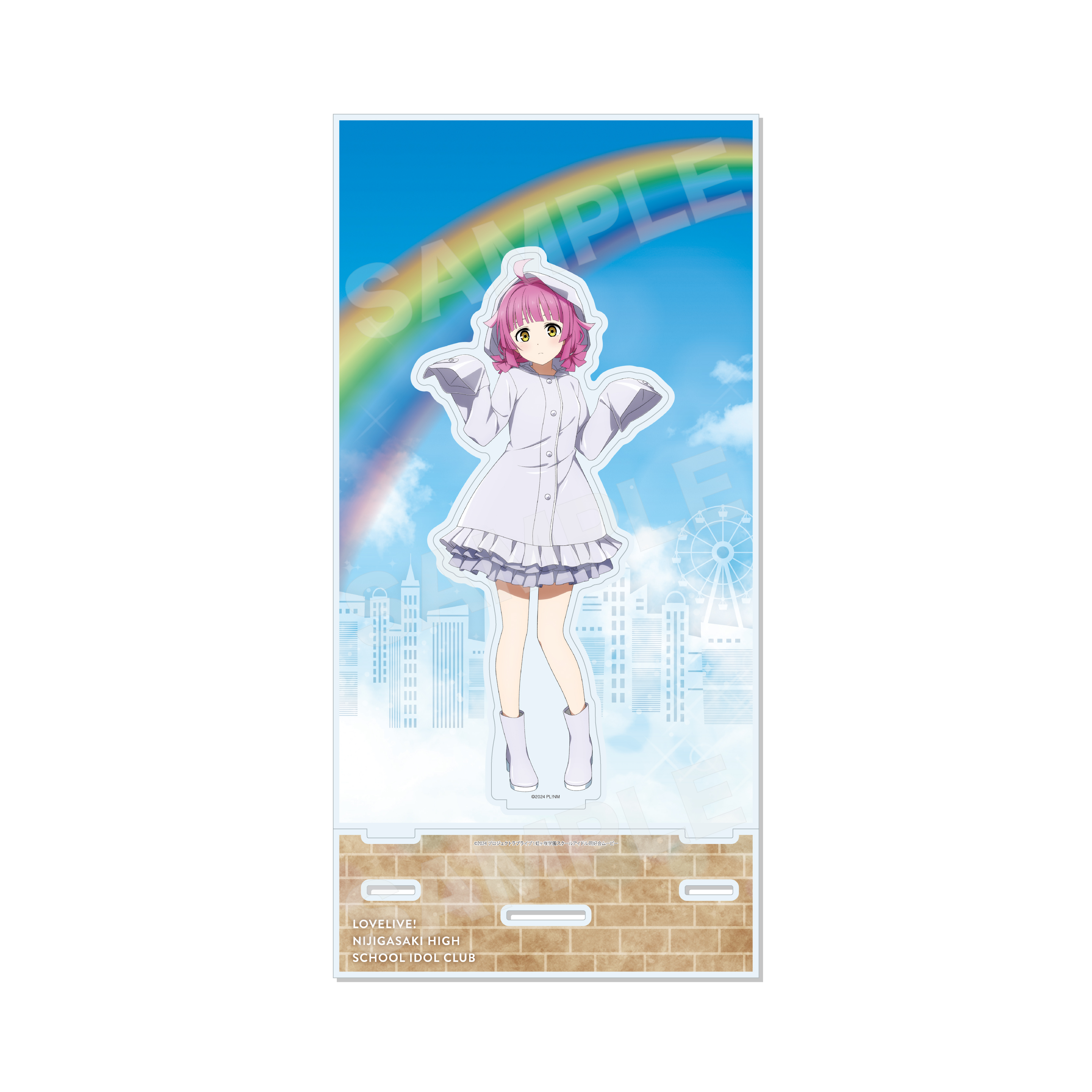 【ラブライブ!虹ヶ咲学園スクールアイドル同好会】レインコートver. 背景付きアクスタ /J 天王寺 璃奈 - AniSmile
