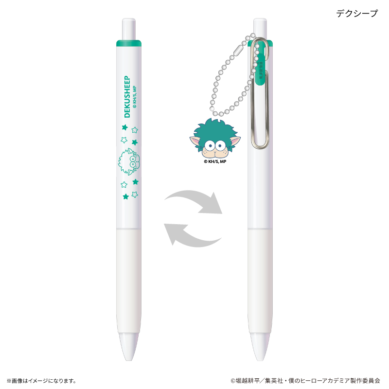 アニメ 『僕のヒーローアカデミア』 チャーム付き Uni-Ball One デクシープ 画像 2 | AniSmile