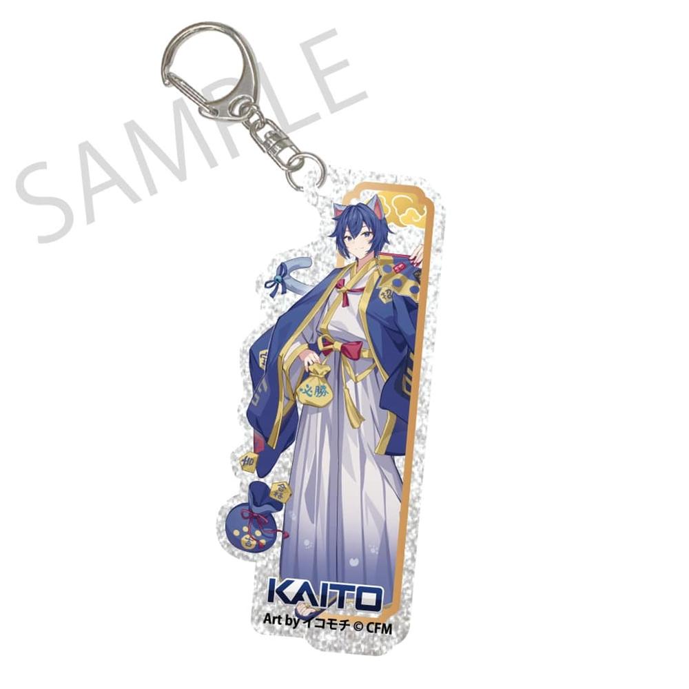 「初音ミク×招き猫×真夏の熊谷」シルバーバックアクリルキーホルダー KAITO Art by イコモチ - 公式商品画像 | AniSmile