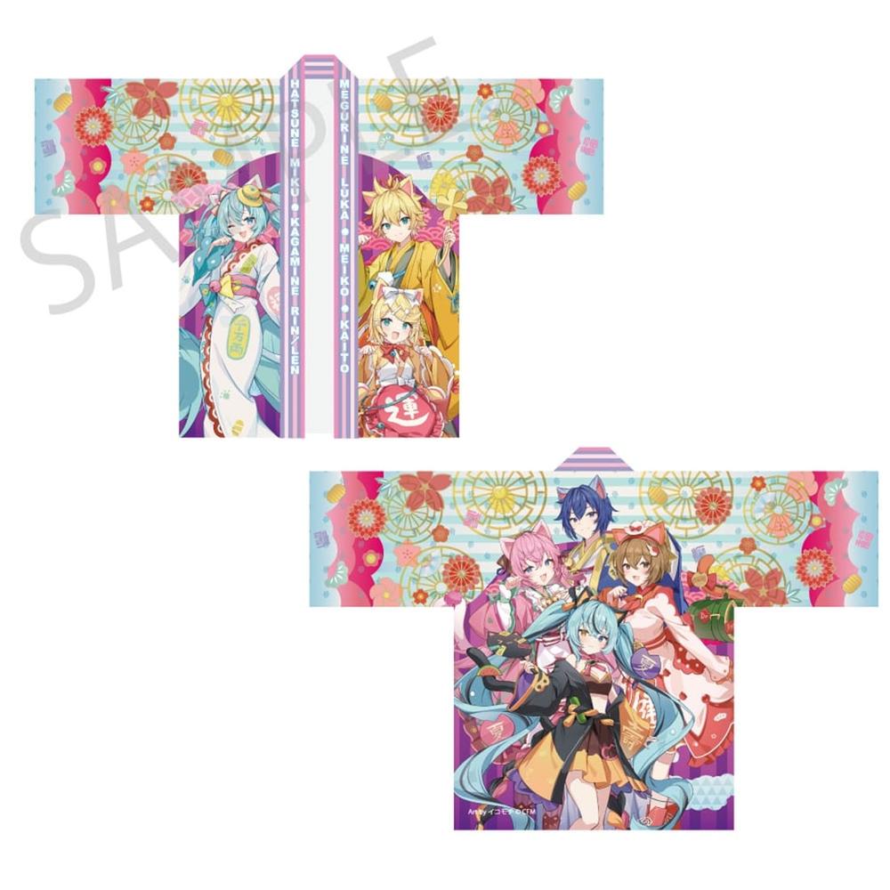 「初音ミク×招き猫×真夏の熊谷」招福法被2026 Art by イコモチ - 公式商品画像 | AniSmile