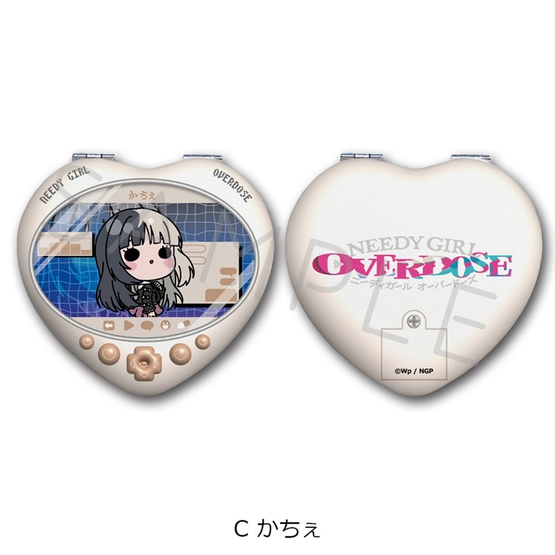 アニメ「NEEDY GIRL OVERDOSE」 ハート型コンパクトミラー C(かちぇ) - 官方商品图片 | AniSmile
