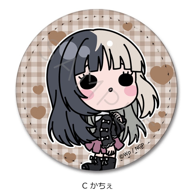 アニメ「NEEDY GIRL OVERDOSE」 レザーバッジ C(かちぇ) - official product image | AniSmile