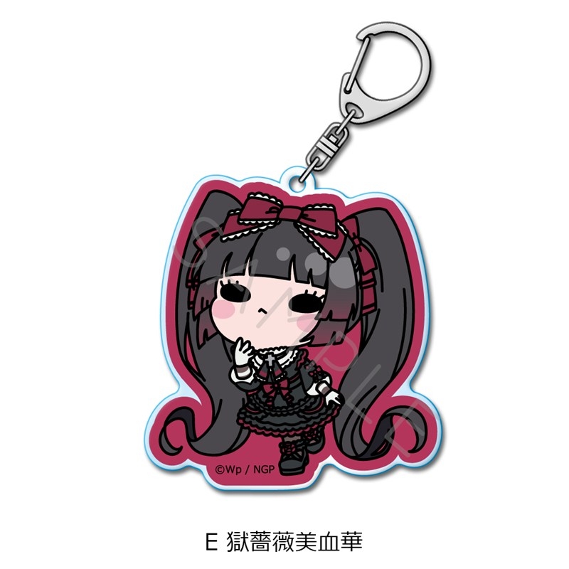 アニメ「NEEDY GIRL OVERDOSE」 アクリルキーホルダー E(獄薔薇美血華) - official product image | AniSmile