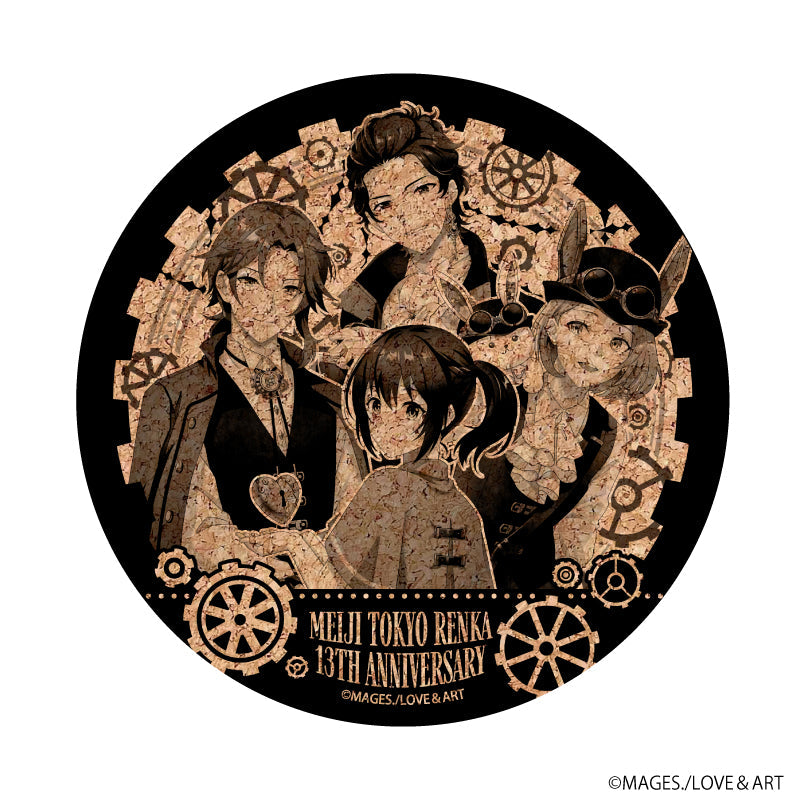 コルクコースター「明治東亰恋伽」01/森鴎外&泉鏡花&尾崎紅葉&綾月芽衣(公式イラスト) - 公式商品画像 | AniSmile
