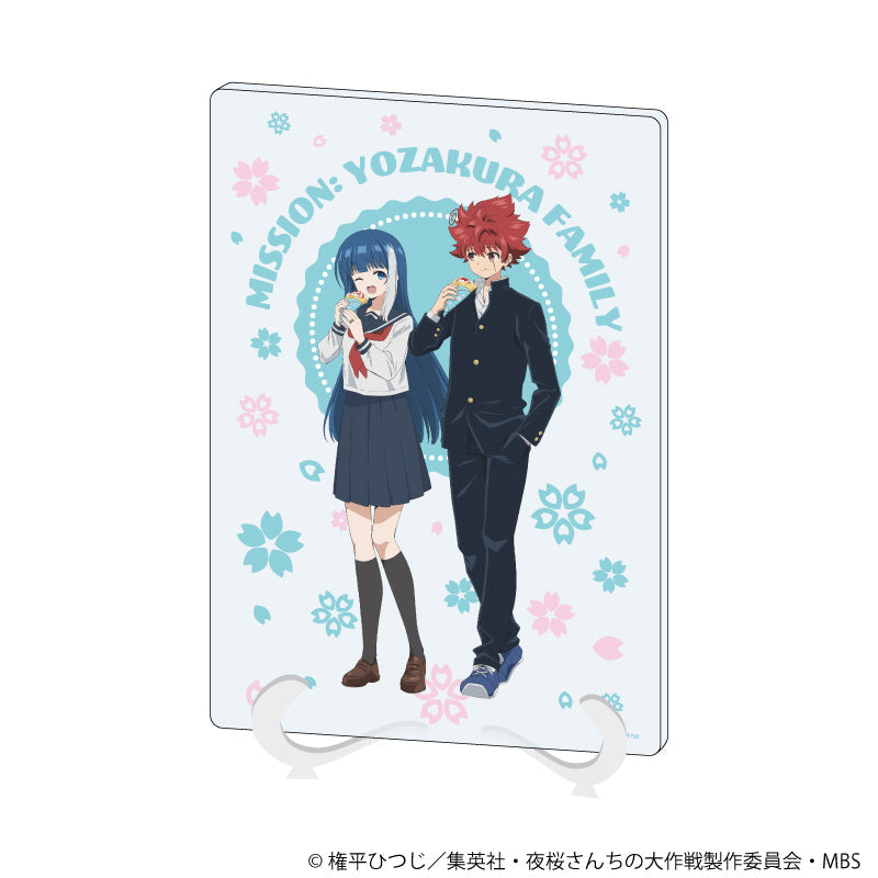 アクリルアートボード(A5サイズ)「夜桜さんちの大作戦」02/デートver. 朝野太陽&夜桜六美(描き下ろしイラスト) - AniSmile