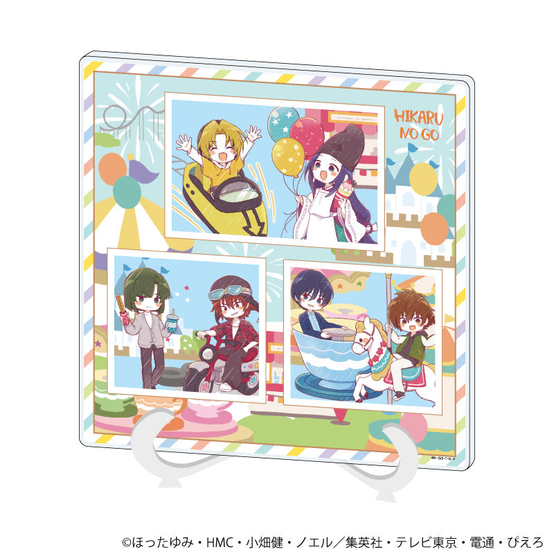 アクリルアートボード「ヒカルの碁」07/集合デザイン 遊園地ver.(グラフアートイラスト) - 公式商品画像 | AniSmile