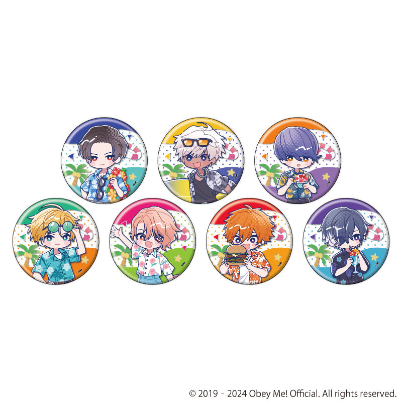 缶バッジ「Obey Me! Nightbringer」15/アロハver. ブラインド(全7種)(Candy artイラスト) - AniSmile