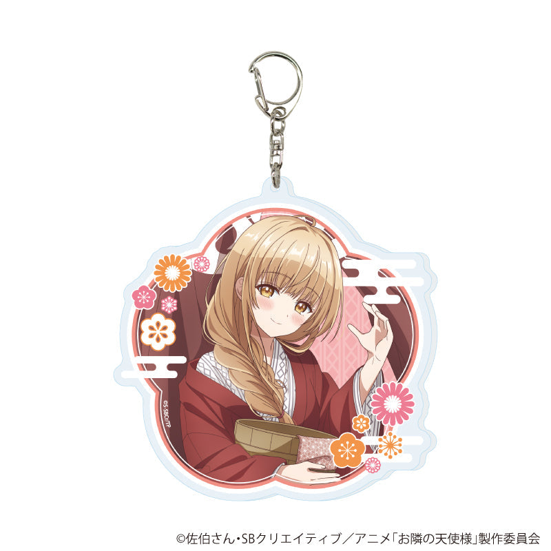 デカアクリルキーホルダー「お隣の天使様にいつの間にか駄目人間にされていた件」02/椎名真昼 温泉旅行ver.(描き下ろしイラスト) - 公式商品画像 | AniSmile