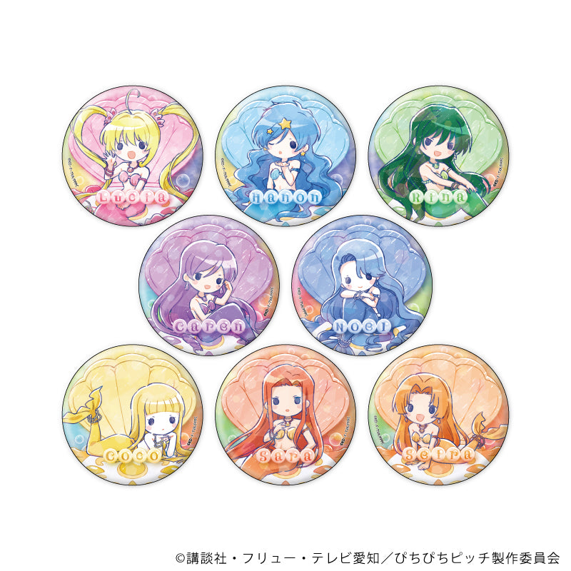 ホログラム缶バッジ(65mm)「マーメイドメロディーぴちぴちピッチ」03/貝殻ver. ブラインド(全8種)(グラフアートイラスト) - 公式商品画像 | AniSmile