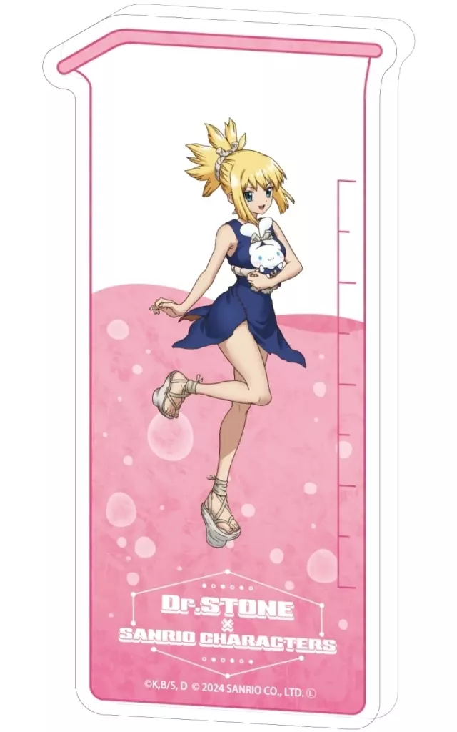 コレクションボトル「Dr.STONE×サンリオキャラクターズ」17/コハク×シナモロール(コラボイラスト) - AniSmile