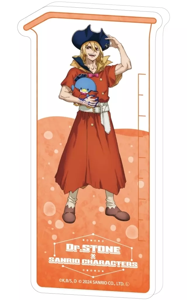 コレクションボトル「Dr.STONE×サンリオキャラクターズ」14/龍水×タキシードサム(コラボイラスト) - AniSmile