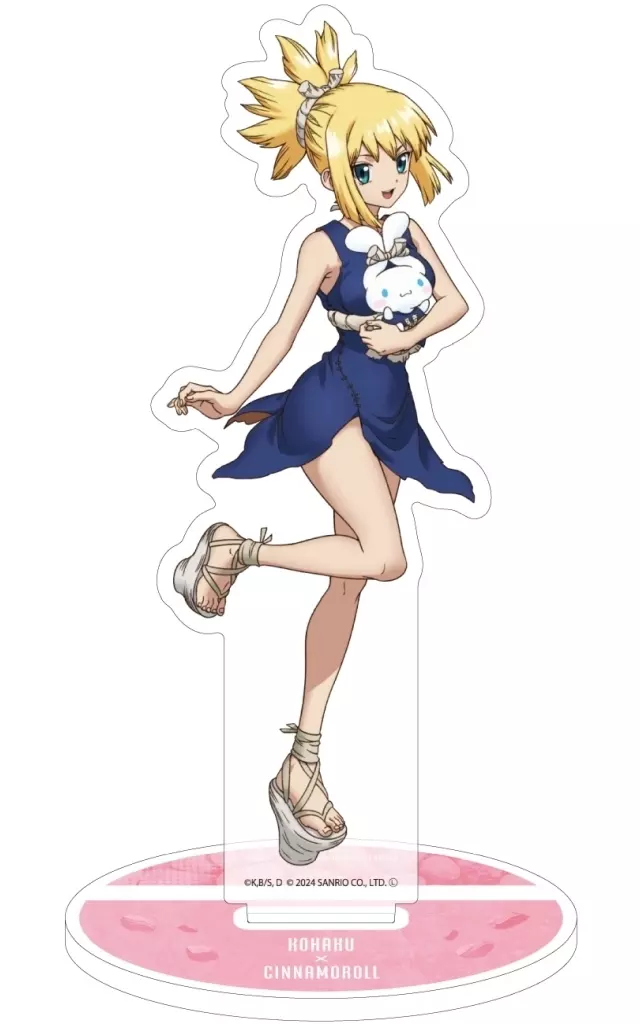 アクリルスタンド「Dr.STONE×サンリオキャラクターズ」06/コハク×シナモロール(コラボイラスト) - AniSmile