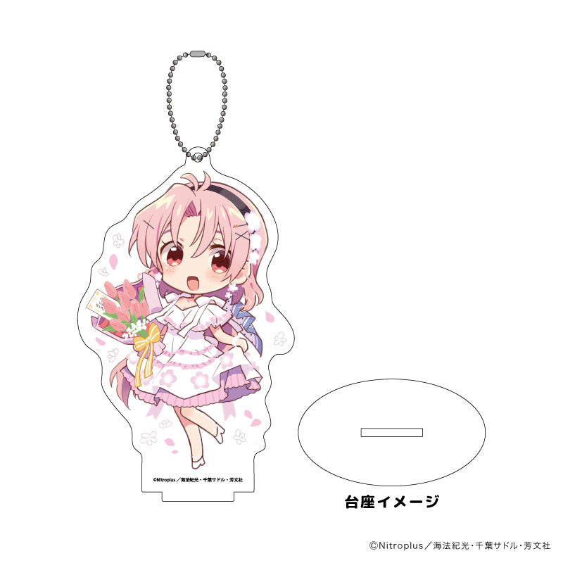 アクリルスタンドキーホルダー「がっこうぐらし!」01/丈槍由紀A(描き下ろしイラスト) - AniSmile