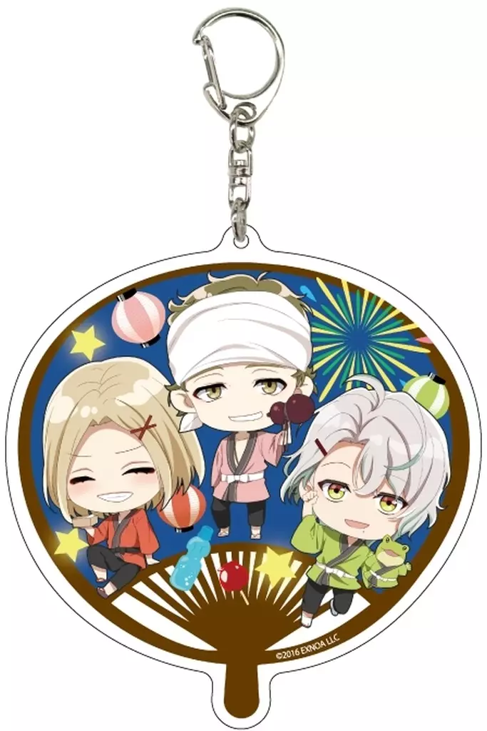 デカアクリルキーホルダー「文豪とアルケミスト」15/夏祭りVer. C(ミニキャライラスト) - AniSmile