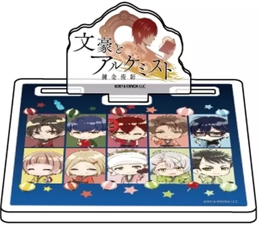 アクリルコースタースタンド「文豪とアルケミスト」02/夏祭りVer.(ミニキャライラスト) Image 2 | AniSmile