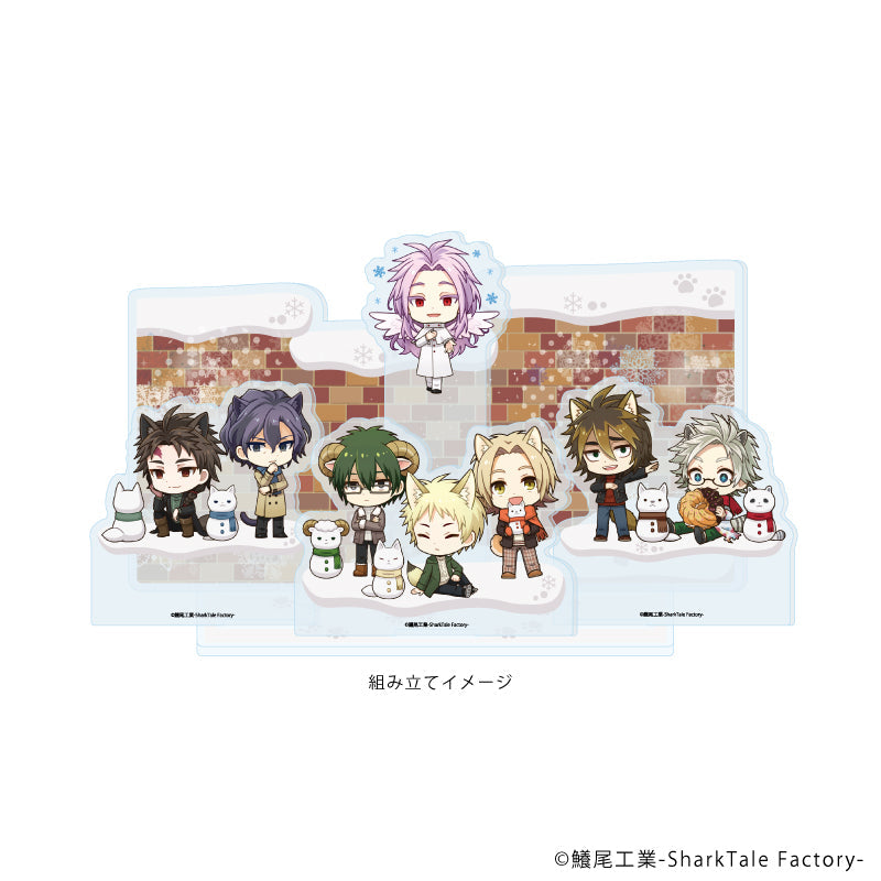 プレミアム アクリルジオラマプレート「細胞神曲」01/Animal Winter ver.(ミニキャライラスト) 画像 2 | AniSmile