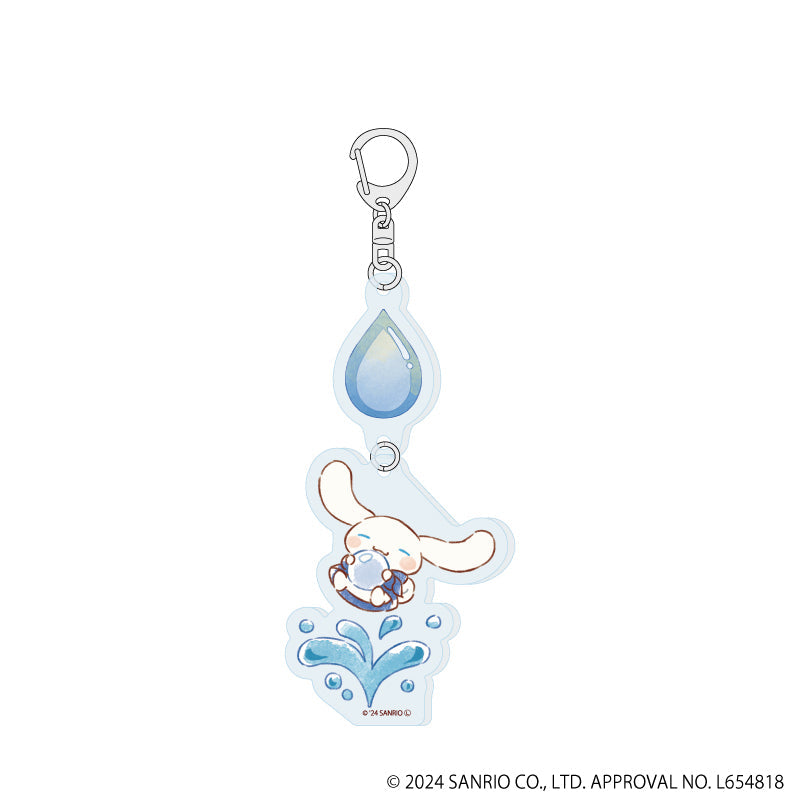 連結アクリルキーホルダー「サンリオキャラクターズ」02/シナモロール(グラフアートイラスト) - 公式商品画像 | AniSmile