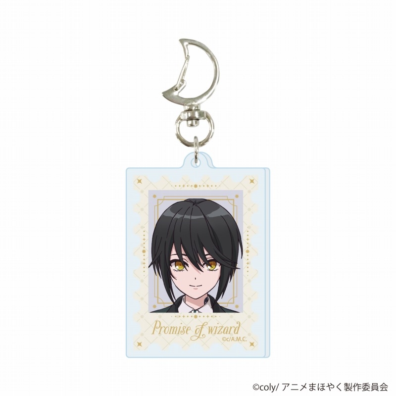 月型ナスカン付きアクリルキーホルダー「TVアニメ『魔法使いの約束』」06/ホワイト(公式イラスト) - 公式商品画像 | AniSmile
