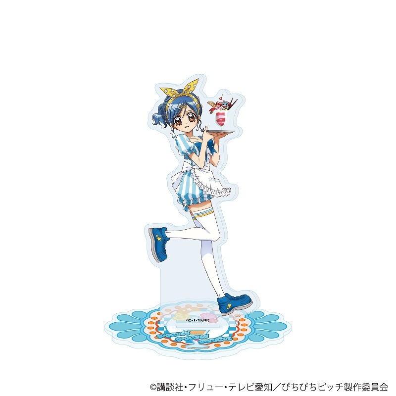 アクリルスタンド「マーメイドメロディーぴちぴちピッチ」12/波音 ダイナーver.(描き下ろしイラスト) - 公式商品画像 | AniSmile