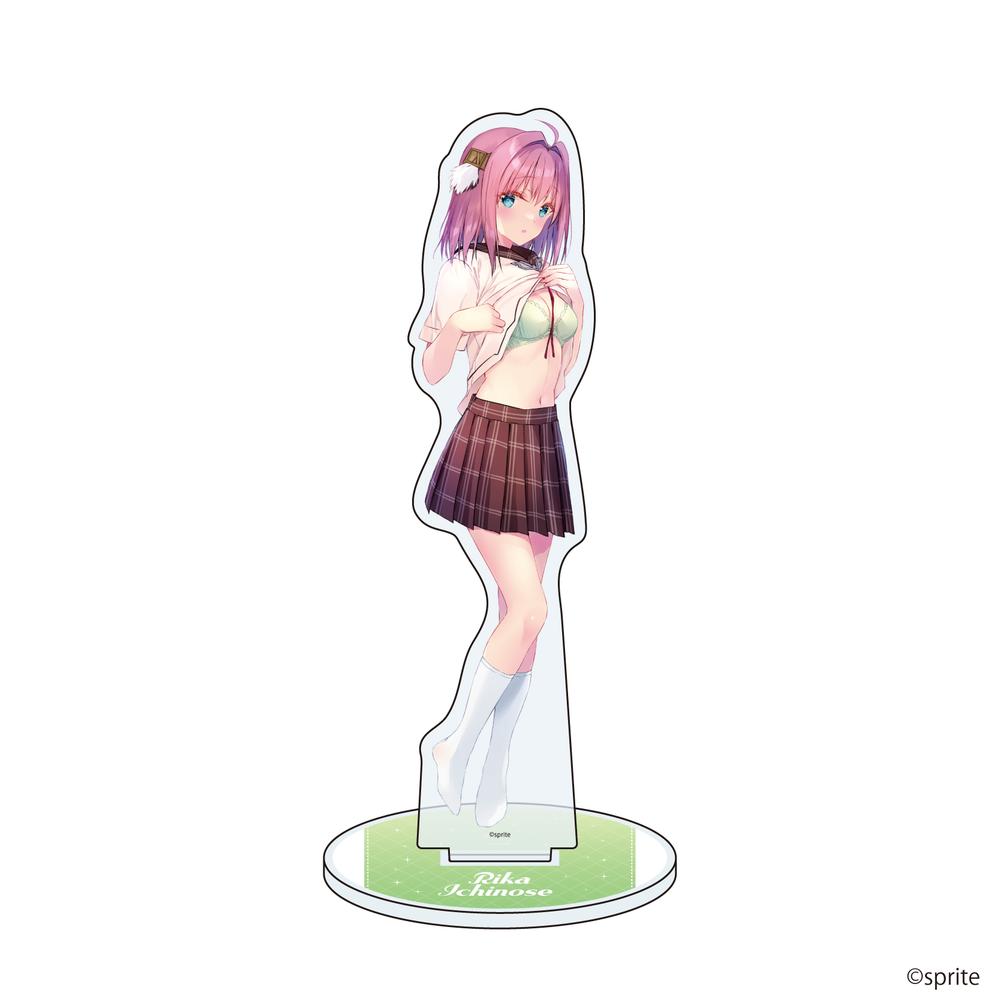 アクリルスタンド「蒼の彼方のフォーリズム」04/市ノ瀬莉佳 朝のお着換えver.(描き起こしイラスト) - 公式商品画像 | AniSmile