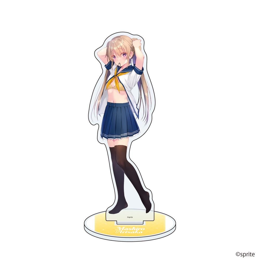 アクリルスタンド「蒼の彼方のフォーリズム」03/有坂真白 朝のお着換えver.(描き起こしイラスト) - 公式商品画像 | AniSmile
