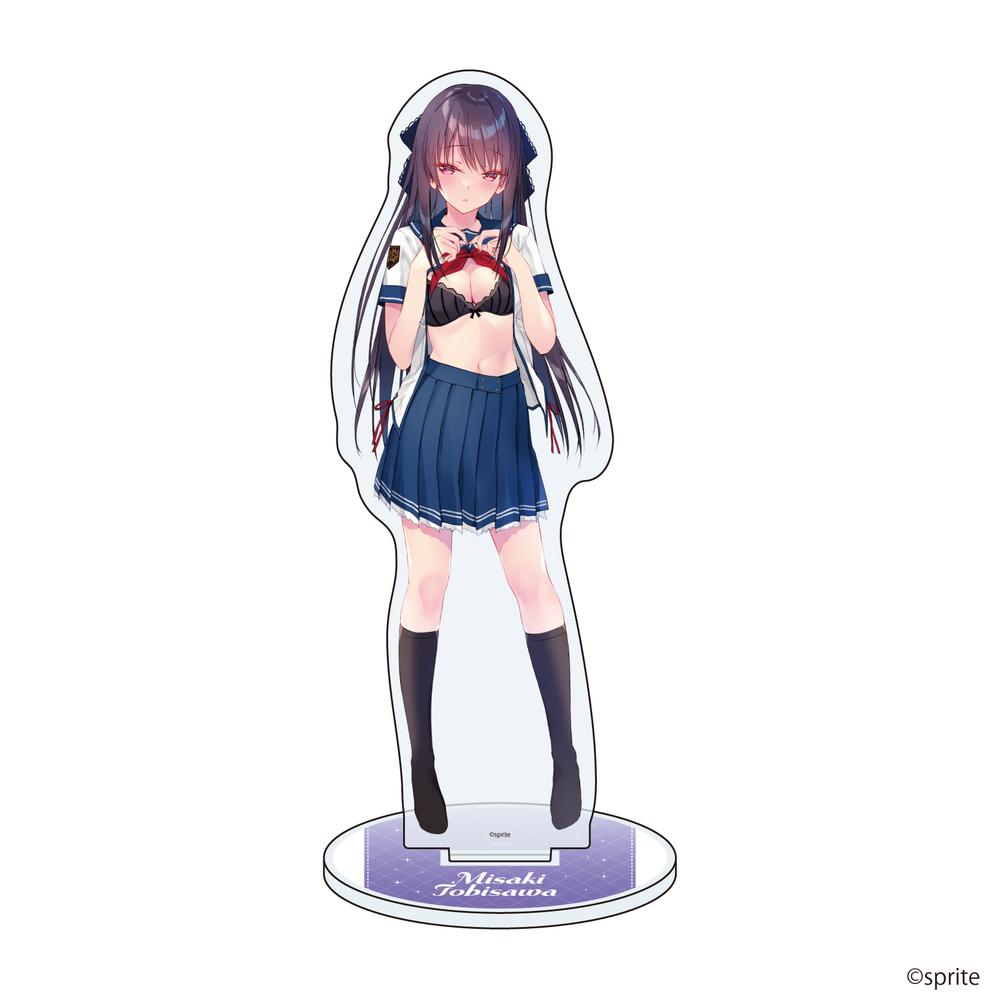 アクリルスタンド「蒼の彼方のフォーリズム」02/鳶沢みさき 朝のお着換えver.(描き起こしイラスト) - 公式商品画像 | AniSmile