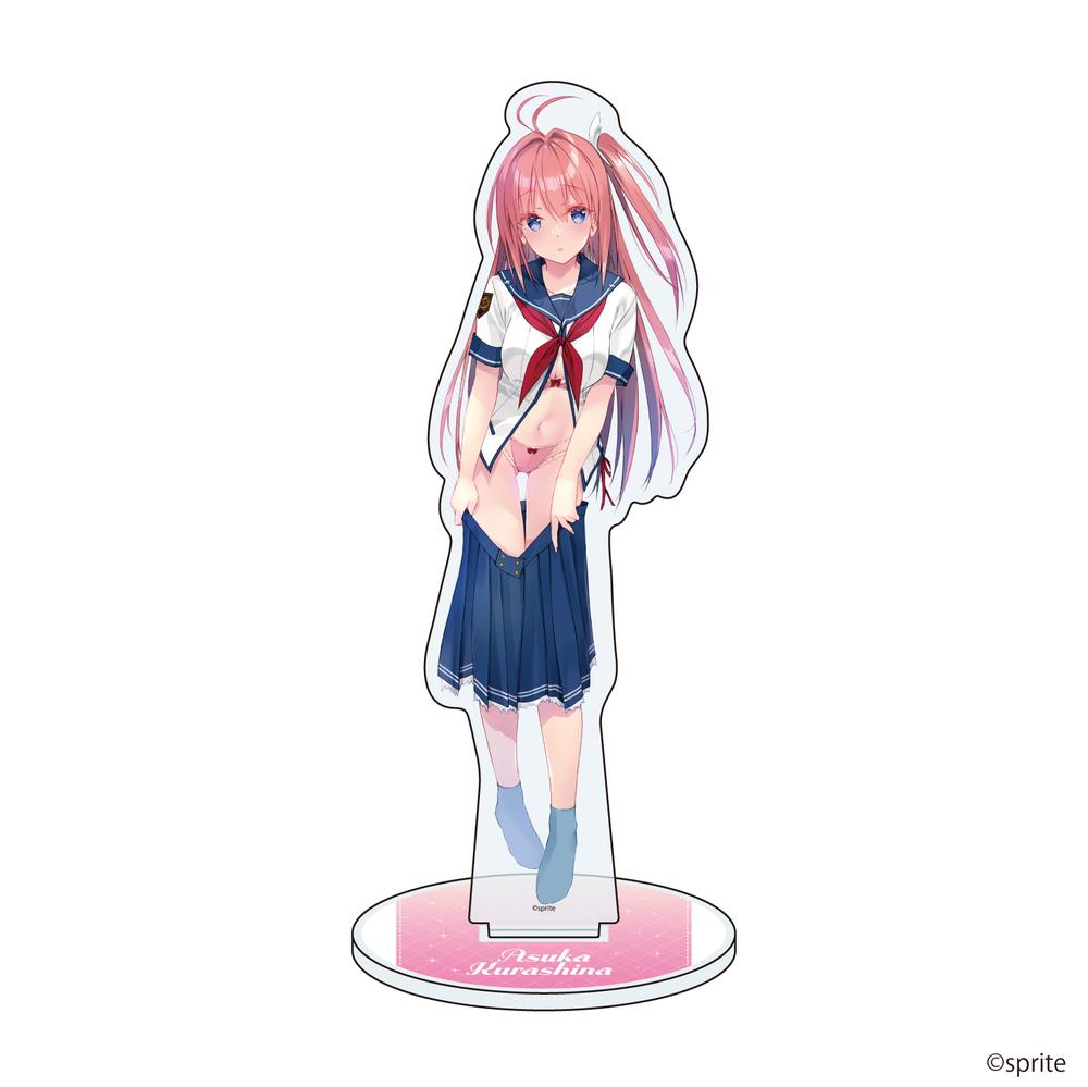 アクリルスタンド「蒼の彼方のフォーリズム」01/倉科明日香 朝のお着換えver.(描き起こしイラスト) - 公式商品画像 | AniSmile