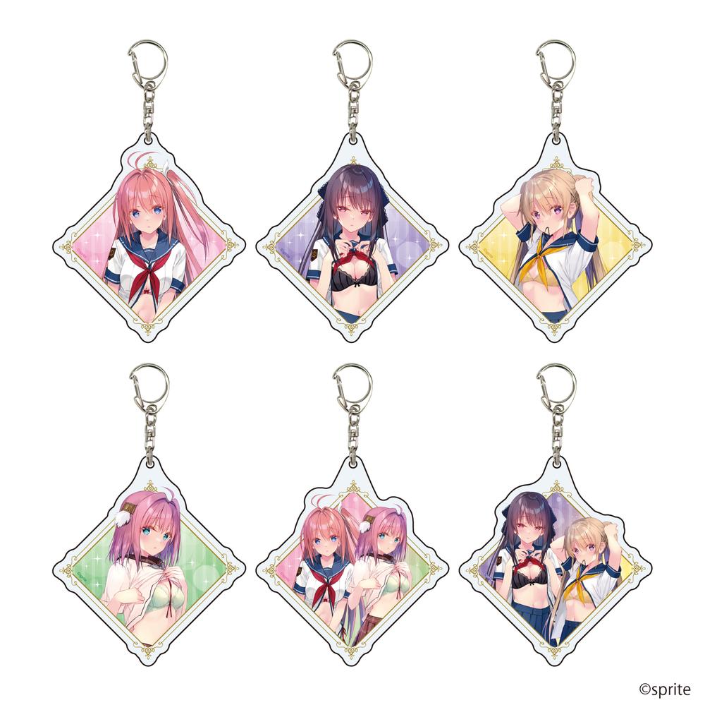 アクリルキーホルダー「蒼の彼方のフォーリズム」01/朝のお着換えver. ブラインド(全6種)(描き起こしイラスト) - 公式商品画像 | AniSmile