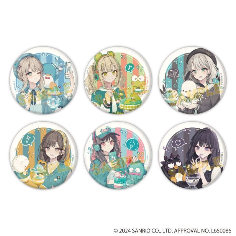 缶バッジ「赤倉×はぴだんぶい」04/ブラインド(全6種)(コラボイラスト) - 公式商品画像 | AniSmile