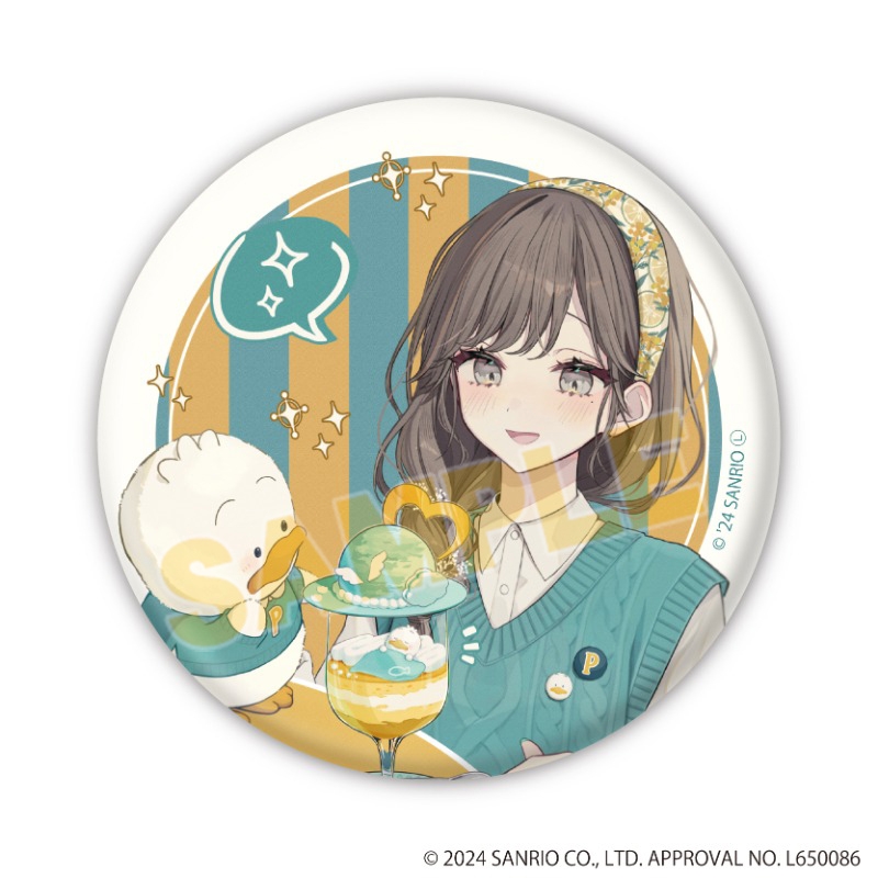 缶バッジ「赤倉×はぴだんぶい」04/ブラインド(全6種)(コラボイラスト) 画像 5 | AniSmile