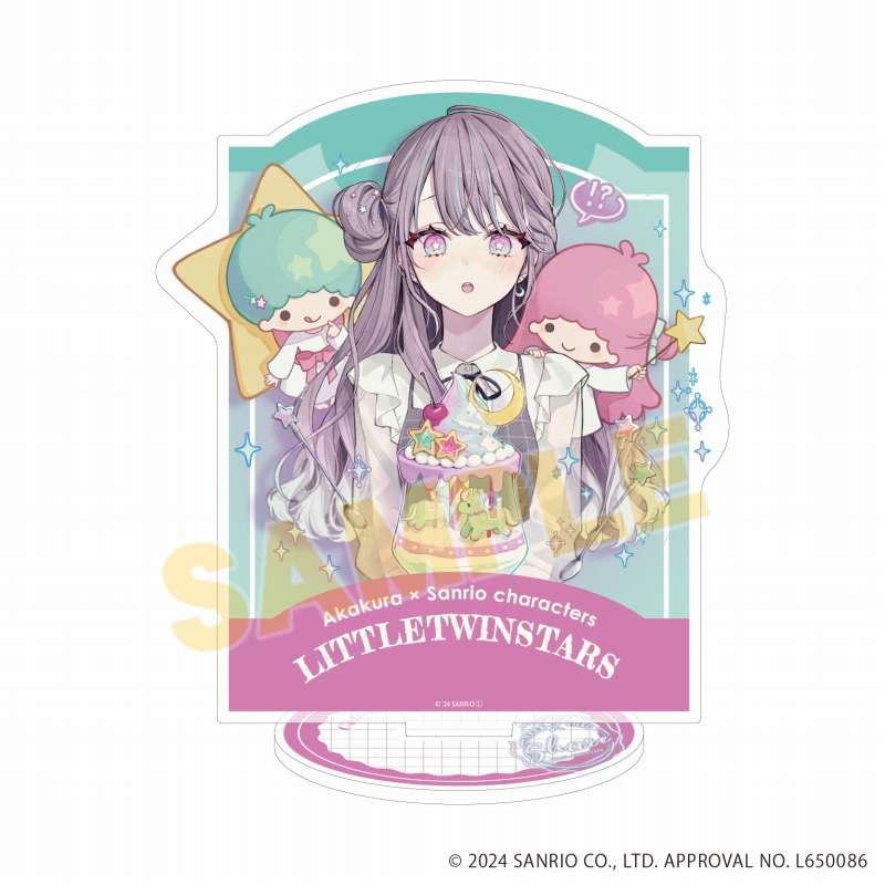 アクリルスタンド「赤倉×サンリオキャラクターズ」29/リトルツインスターズ(コラボイラスト) - 公式商品画像 | AniSmile