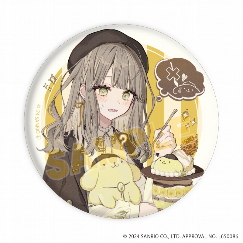缶バッジ「赤倉×サンリオキャラクターズ」03/ブラインド(全6種)(コラボイラスト) 画像 4 | AniSmile