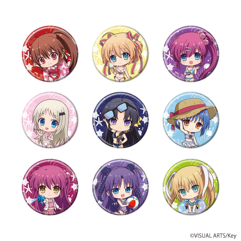 缶バッジ「リトルバスターズ!」01/ブラインド(全9種)(ミニキャライラスト) - AniSmile