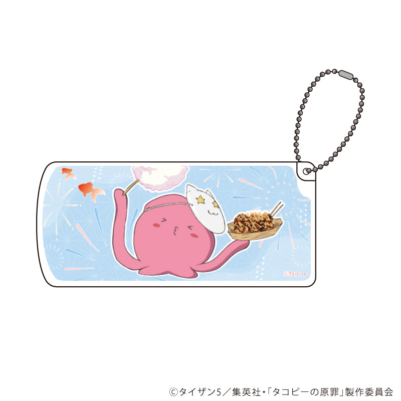 スライド式小物ケース「アニメ タコピーの原罪」01/夏祭りver. タコピー(描き下ろしイラスト) - AniSmile