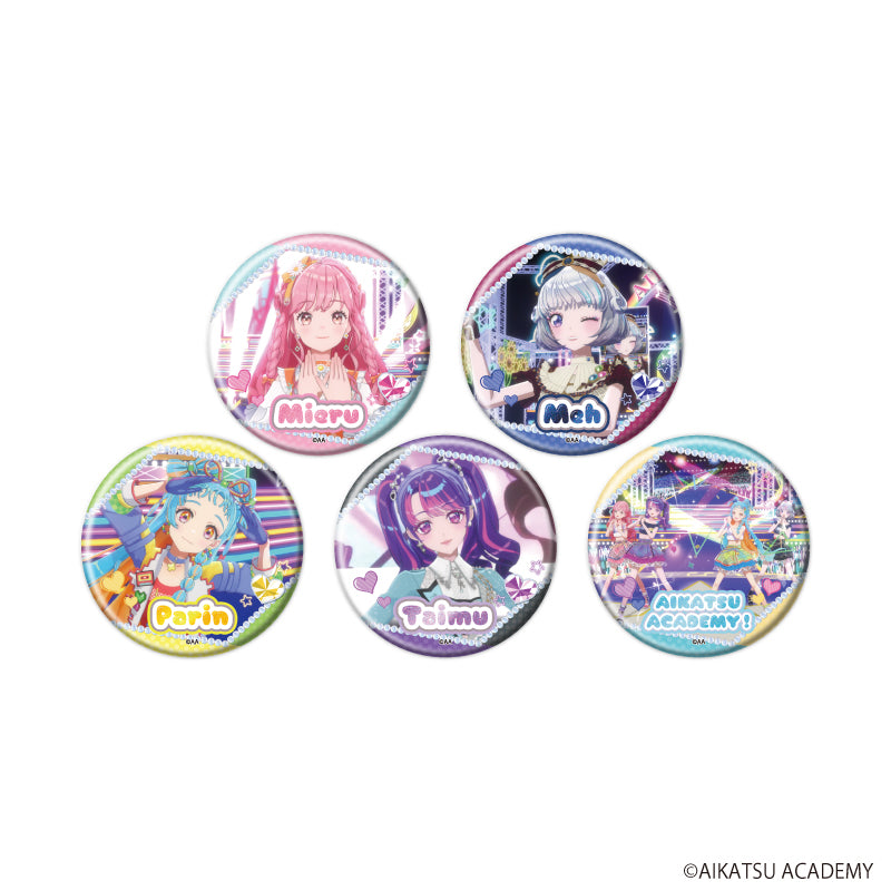 缶バッジ「アイカツアカデミー!」03/トレーディング(全5種)(場面写) - AniSmile