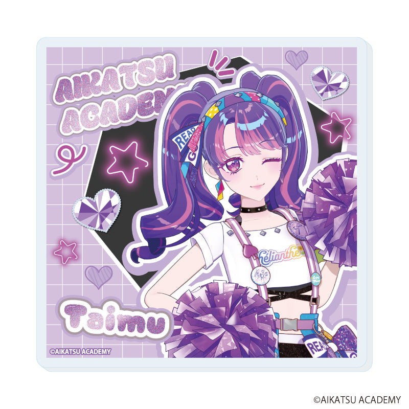アクリルコースター「アイカツアカデミー!」04/凛堂たいむ チアver.(撮り下ろし) - AniSmile