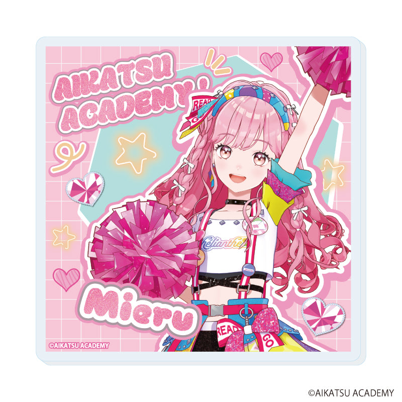 アクリルコースター「アイカツアカデミー!」01/姫乃みえる チアver.(撮り下ろし) - AniSmile
