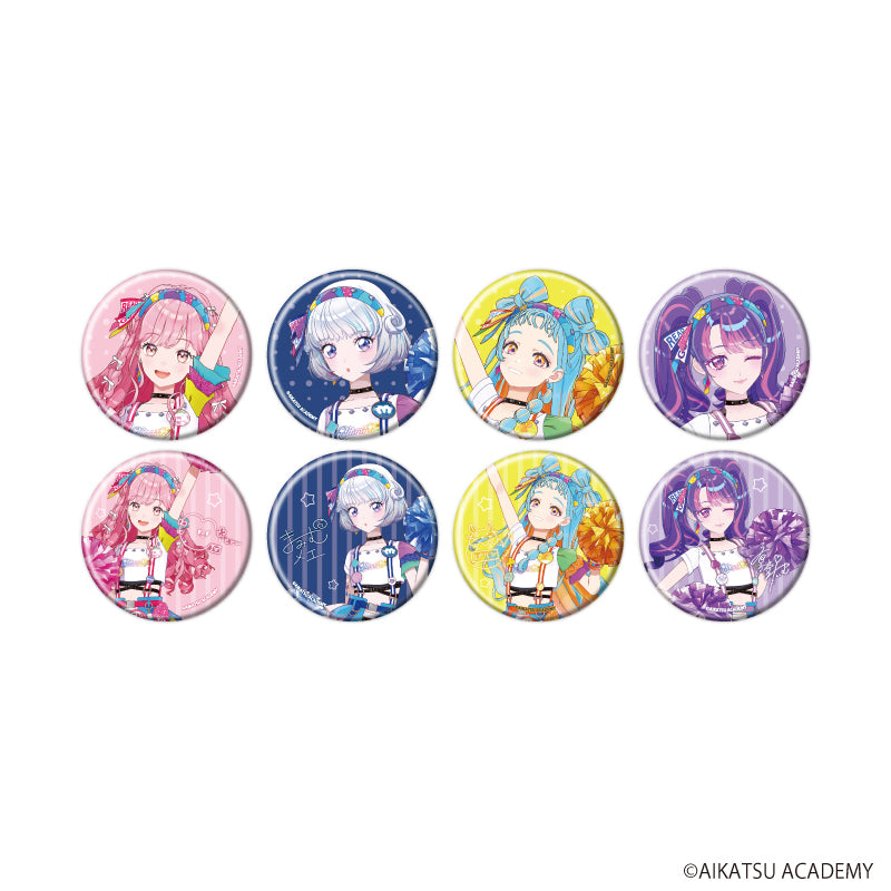缶バッジ「アイカツアカデミー!」02/チアver. トレーディング(全8種)(撮り下ろし) - AniSmile