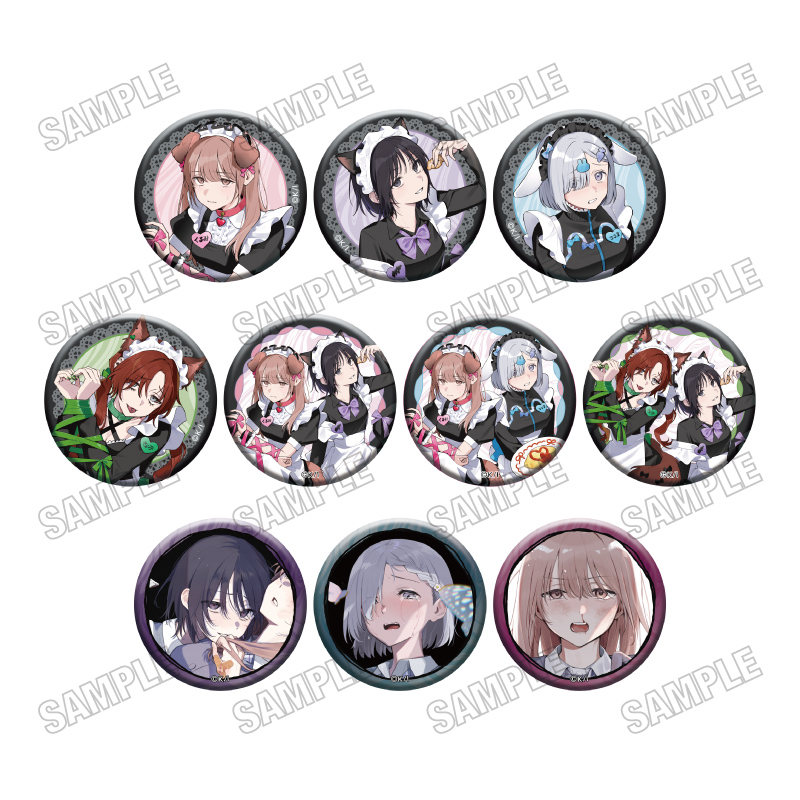 『ぜんぶ壊して地獄で愛して』 缶バッジコレクション - official product image | AniSmile
